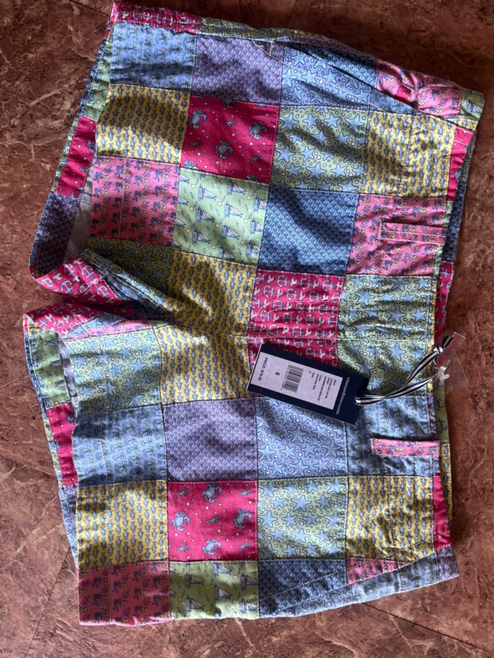 Vineyard Vines Patchwork Multi-Color Women's Shorts